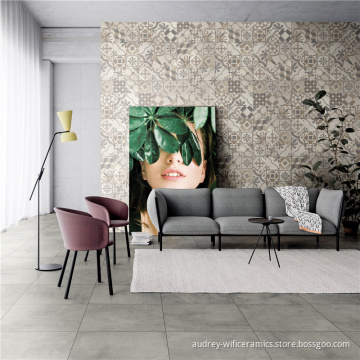 CLT603 Cement design Italy concept porcelain floor tiles